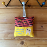Tooth fairy cushion, car print