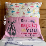 Ballet Embroidered Story Cushion