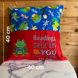 Frog Story Cushion
