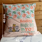 Safari Animals Storybook Cushion