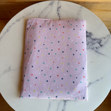 Polka Dot Book Sleeve, Fabric Book Sleeve, Book Pouch or Book Cosy, Reading Gift