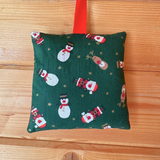 Letter to Santa hanging cushion, Christmas character print