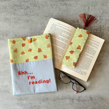 Highland Cow Book Sleeve, Fabric Book Cover, Book Pouch or Book Cosy, Reading Gift