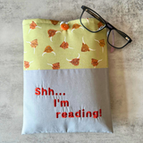 Highland Cow Book Sleeve, Fabric Book Cover, Book Pouch or Book Cosy, Reading Gift