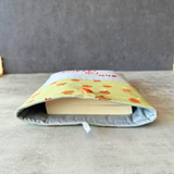 Highland Cow Book Sleeve, Fabric Book Cover, Book Pouch or Book Cosy, Reading Gift