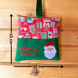 Letter to Santa hanging cushion, present print