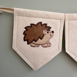 Woodland Name Bunting, Personalised Name Bunting, Nursery Bunting, Personalised Bunting, Name Garland Bunting, Customised Name Banner