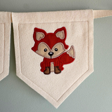 Woodland Name Bunting, Personalised Name Bunting, Nursery Bunting, Personalised Bunting, Name Garland Bunting, Customised Name Banner