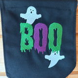 Boo Hanging Flag Pennant Sign