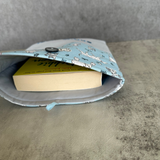Book Sleeve in dog print, Fabric Book Sleeve, Book Pouch or Book Cosy, Reading Gift