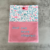 “Just one more chapter” London Landmarks Book Sleeve, Fabric Book Sleeve, Book Pouch or Book Cosy, Reading Gift