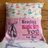 Ballet Embroidered Story Cushion