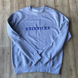 Roman Numeral Sweatshirt