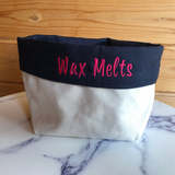 Wax Melt Canvas Storage Organiser