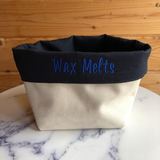Wax Melt Canvas Storage Organiser