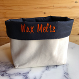 Wax Melt Canvas Storage Organiser