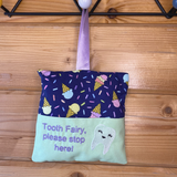 Tooth fairy cushion, ice cream print