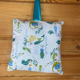 Tooth fairy cushion, mermaid print