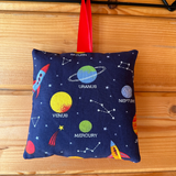 Tooth fairy cushion, space print