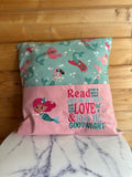 Mermaid Story Cushion Aqua