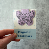 Embroidered Butterfly Magnetic Bookmark