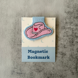 Embroidered Cowboy Hat Magnetic Bookmark