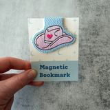 Embroidered Cowboy Hat Magnetic Bookmark