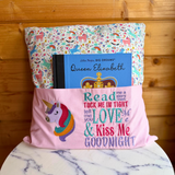 Unicorn Story Book Cushion