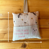 Tooth fairy cushion, horse print