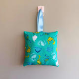 Tooth fairy cushion, dino print