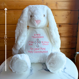 Personalised First Holy Communion Bunny Teddy - Christening Keepsake Gift