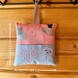 Tooth fairy cushion, ballerina print