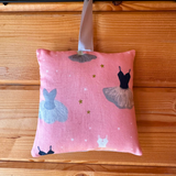 Tooth fairy cushion, ballerina print