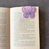 Embroidered Butterfly Magnetic Bookmark, Book Lover Gift
