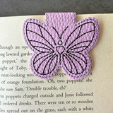 Embroidered Butterfly Magnetic Bookmark, Book Lover Gift