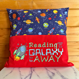 Space Embroidered Story Cushion