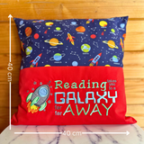Space Embroidered Story Cushion