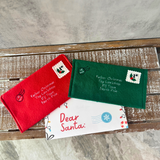 Letter to Santa Felt Envelope, Christmas Decor