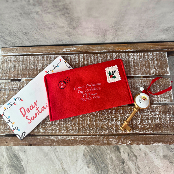 Letter to Santa Felt Envelope, Christmas Decor