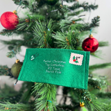 Letter to Santa Felt Envelope, Christmas Decor
