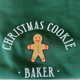 Embroidered Christmas cookie baker or tester jumper