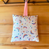 Tooth fairy cushion, shooting star print