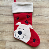Personalised Dog Christmas Stocking