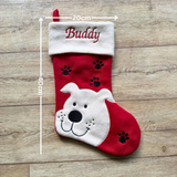 Personalised Dog Christmas Stocking