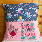 Fairy Story Book Cushion
