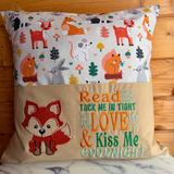 Woodland Story Book Cushion