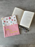 Donut Book Sleeve, Fabric Book Cover, Book Pouch or Book Cosy, Reading Gift