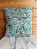 Mermaid Story Cushion Aqua