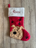 Personalised Dog Christmas Stocking