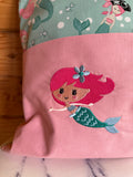 Mermaid Story Cushion Aqua